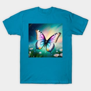 Butterfly and Daisies T-Shirt